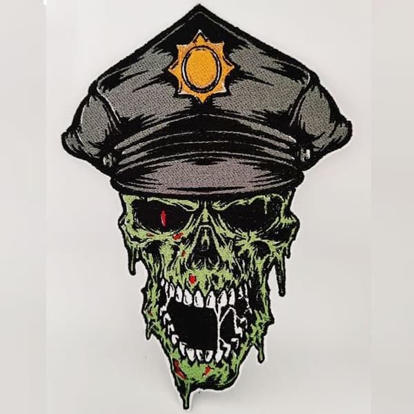 Toppa Grande Schiena Zombie Poliziotto