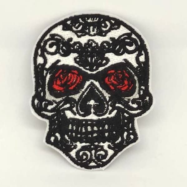 Toppa Teschio Messicano Rose