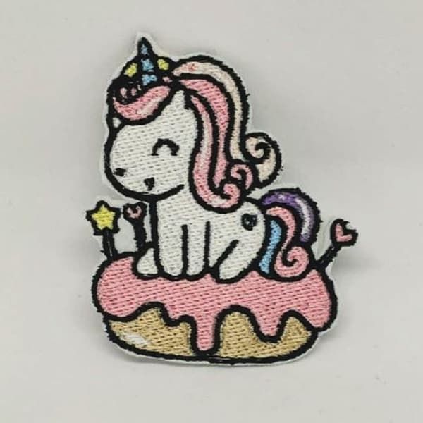 Toppe Termoadesive Bambini Unicorno Ciambella
