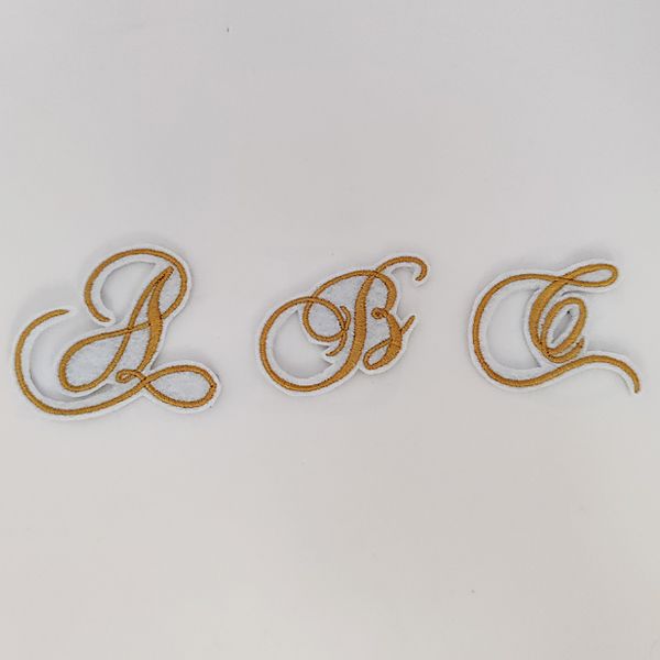 Lettere Stoffa da Cucire In Corsivo