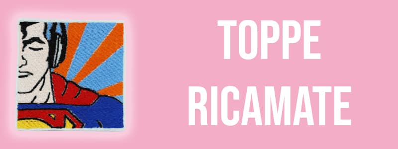 Toppe ricamate banner toppetop