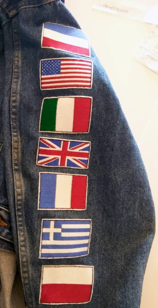 Toppe bandiere Nepal 9 x 6,5 cm Toppa adesiva termoadesive toppa jeans stoffa patch toppe termoadesive 