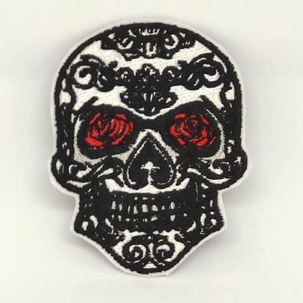 Toppa Teschio Messicano Rose