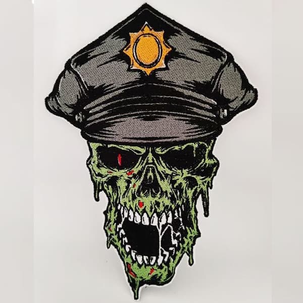 Toppa Grande Schiena Zombie Poliziotto