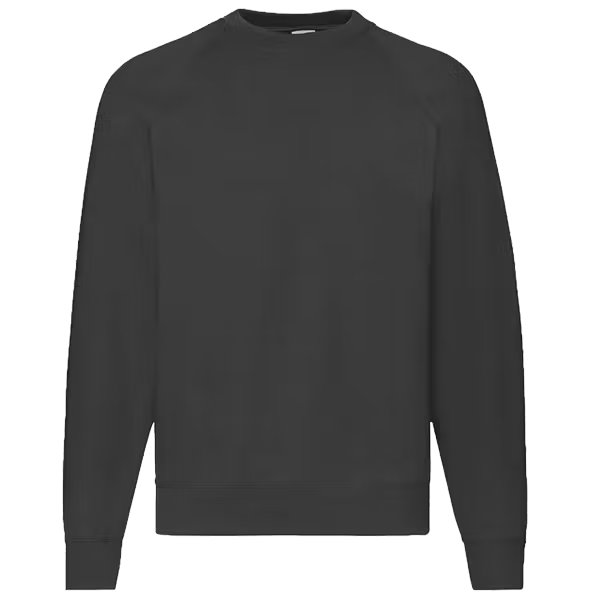 Felpa Nera Fruit of The Loom