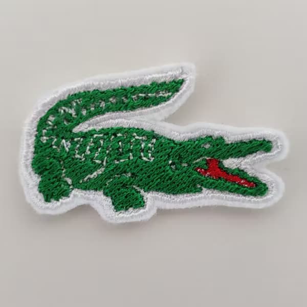 Lacoste Patch Logo Verde Bianco