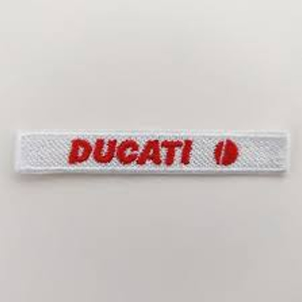 Patch Ducati Logo Rettangolo Scritta