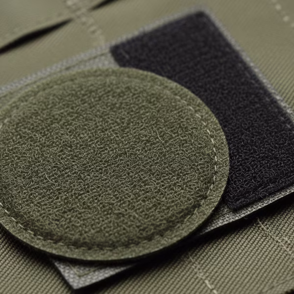 Particolare velcro toppe militari