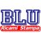 Blu Ricami Stampa Logo