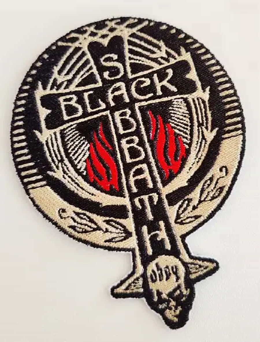 Patch Logo Black Sabbath Toppe Rock